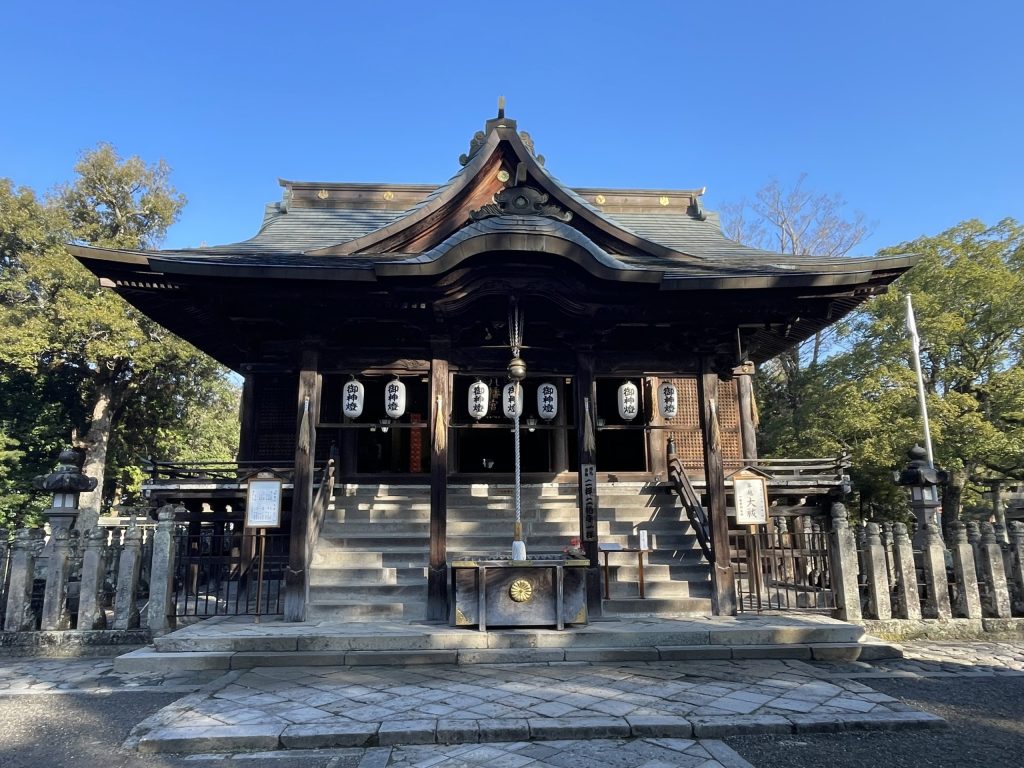 大原八幡宮　拝殿