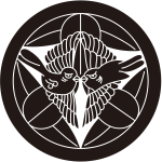 竹に二羽飛び雀（上杉笹）